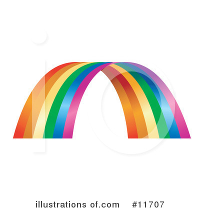 Rainbow Clipart #11707 by AtStockIllustration