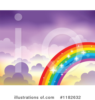 Royalty-Free (RF) Rainbow Clipart Illustration by visekart - Stock Sample #1182632