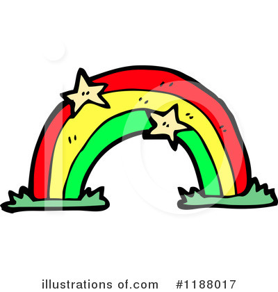 Royalty-Free (RF) Rainbow Clipart Illustration by lineartestpilot - Stock Sample #1188017