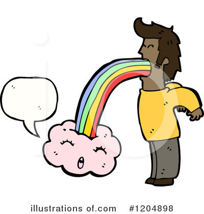 Royalty-Free (RF) Rainbow Clipart Illustration by lineartestpilot - Stock Sample #1204898
