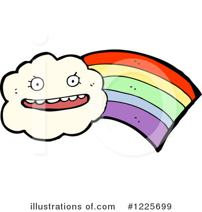 Royalty-Free (RF) Rainbow Clipart Illustration by lineartestpilot - Stock Sample #1225699