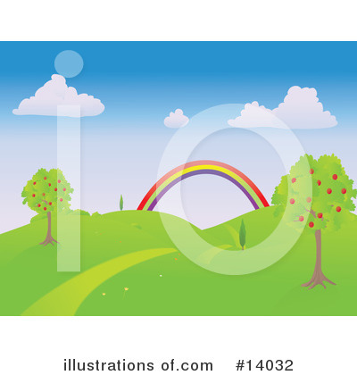 Royalty-Free (RF) Rainbow Clipart Illustration by Rasmussen Images - Stock Sample #14032