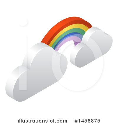 Royalty-Free (RF) Rainbow Clipart Illustration by AtStockIllustration - Stock Sample #1458875