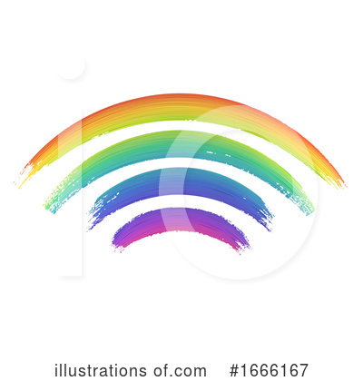 Royalty-Free (RF) Rainbow Clipart Illustration by KJ Pargeter - Stock Sample #1666167