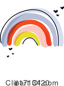 Rainbow Clipart #1713420 by elena