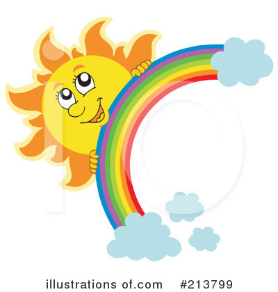 Royalty-Free (RF) Rainbow Clipart Illustration by visekart - Stock Sample #213799