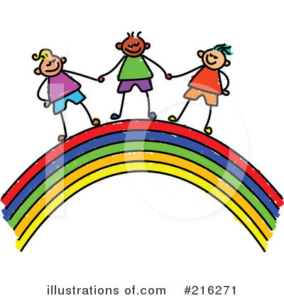 Royalty-Free (RF) Rainbow Clipart Illustration by Prawny - Stock Sample #216271