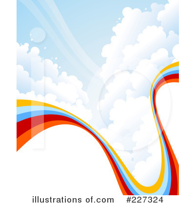 Royalty-Free (RF) Rainbow Clipart Illustration by elena - Stock Sample #227324