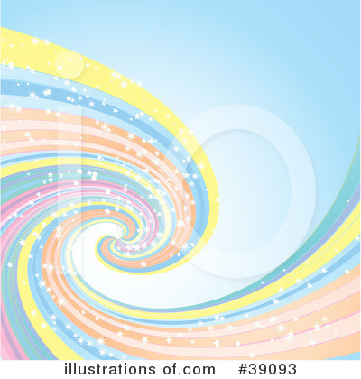 Royalty-Free (RF) Rainbow Clipart Illustration by elaineitalia - Stock Sample #39093