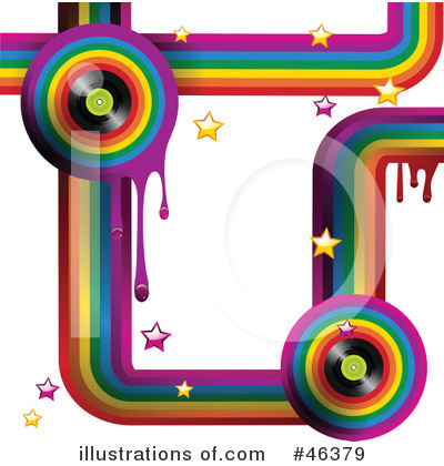 Royalty-Free (RF) Rainbow Clipart Illustration by elaineitalia - Stock Sample #46379
