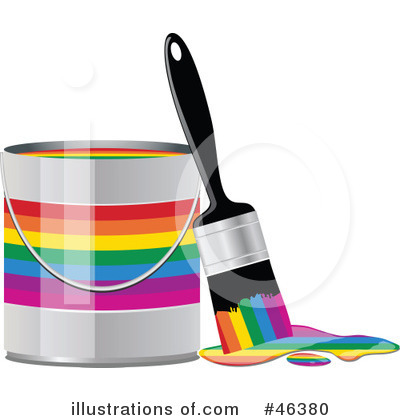 Paint Buckets Clipart #46380 by elaineitalia