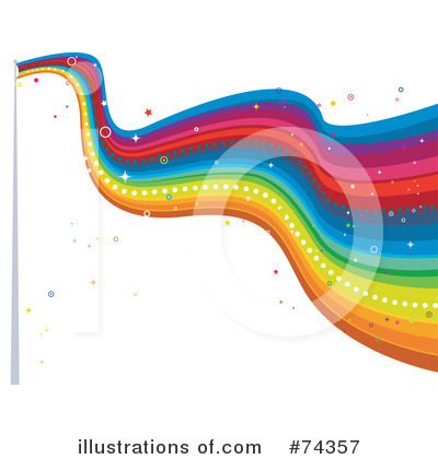 Royalty-Free (RF) Rainbow Clipart Illustration by BNP Design Studio - Stock Sample #74357