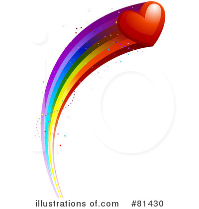 Royalty-Free (RF) Rainbow Clipart Illustration by BNP Design Studio - Stock Sample #81430