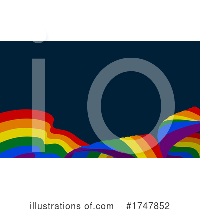 Rainbow Flag Clipart #1747852 by AtStockIllustration
