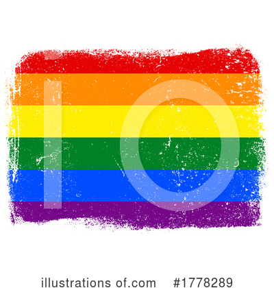 Rainbow Flag Clipart #1778289 by KJ Pargeter