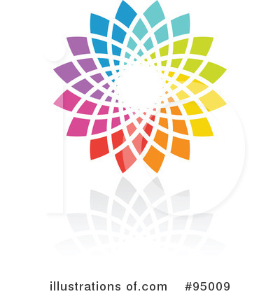 Royalty-Free (RF) Rainbow Logo Clipart Illustration by elena - Stock Sample #95009