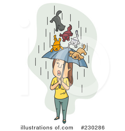 Raining Cats And Dogs Clipart #230286 by BNP Design Studio