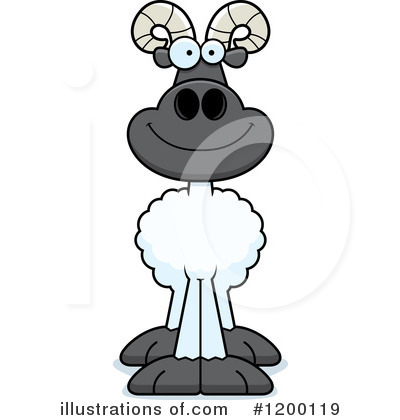 Sheep Clipart #1200119 by Cory Thoman
