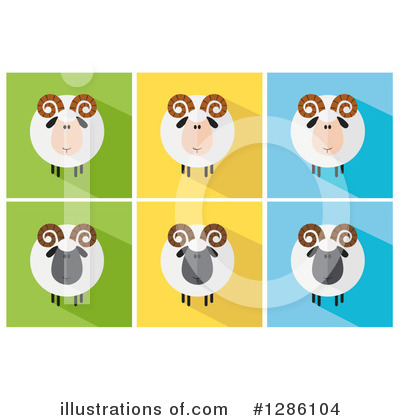 Royalty-Free (RF) Ram Clipart Illustration by Hit Toon - Stock Sample #1286104