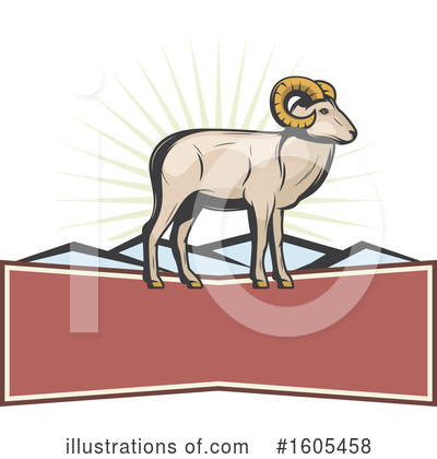 Royalty-Free (RF) Ram Clipart Illustration by Vector Tradition SM - Stock Sample #1605458