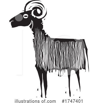 Royalty-Free (RF) Ram Clipart Illustration by xunantunich - Stock Sample #1747401