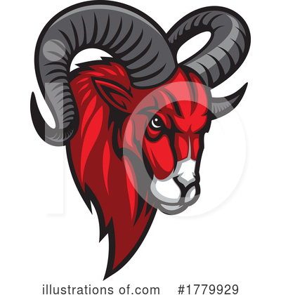 Rams Clipart #1779929 by Vector Tradition SM