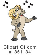 Ram School Mascot Clipart #1361134 by Mascot Junction