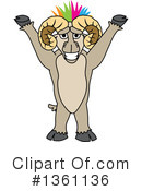 Ram School Mascot Clipart #1361136 by Mascot Junction