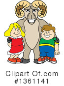 Ram School Mascot Clipart #1361141 by Mascot Junction