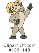 Ram School Mascot Clipart #1361148 by Mascot Junction