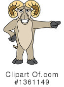 Ram School Mascot Clipart #1361149 by Mascot Junction