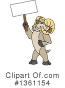 Ram School Mascot Clipart #1361154 by Mascot Junction