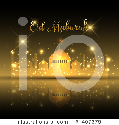 Eid Mubarak Clipart #1407375 by KJ Pargeter