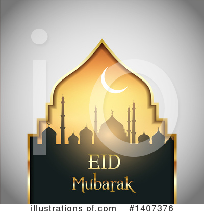 Eid Mubarak Clipart #1407376 by KJ Pargeter