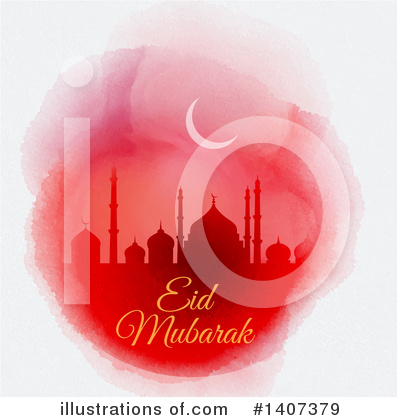 Eid Mubarak Clipart #1407379 by KJ Pargeter