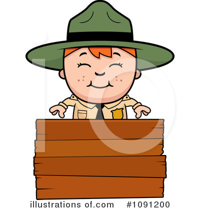 Forest Ranger Clipart #1091200 by Cory Thoman