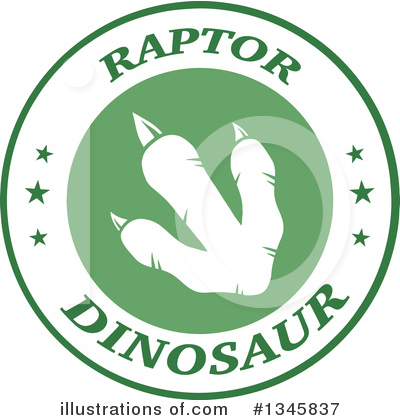 Raptor Clipart #1345837 by Hit Toon