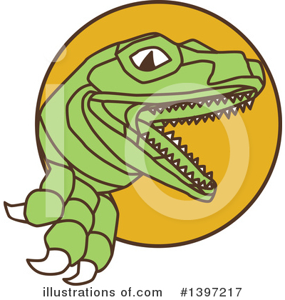 Dinosaur Clipart #1397217 by patrimonio