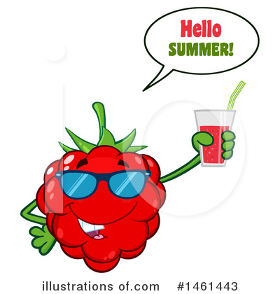 Royalty-Free (RF) Raspberry Clipart Illustration by Hit Toon - Stock Sample #1461443