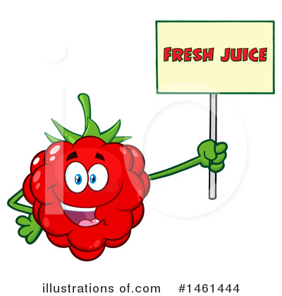 Royalty-Free (RF) Raspberry Clipart Illustration by Hit Toon - Stock Sample #1461444