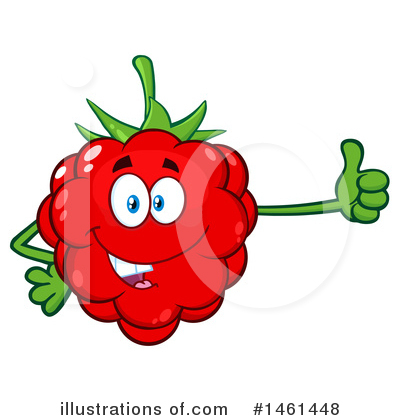 Royalty-Free (RF) Raspberry Clipart Illustration by Hit Toon - Stock Sample #1461448