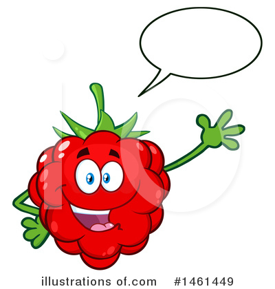 Royalty-Free (RF) Raspberry Clipart Illustration by Hit Toon - Stock Sample #1461449