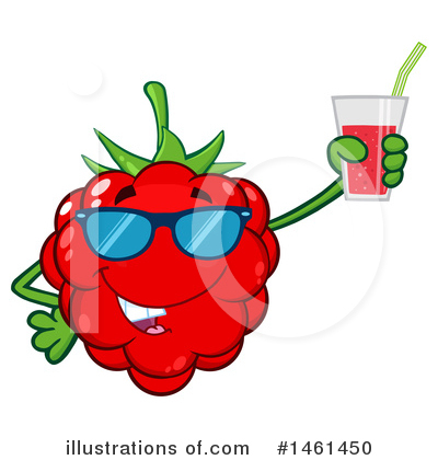 Royalty-Free (RF) Raspberry Clipart Illustration by Hit Toon - Stock Sample #1461450