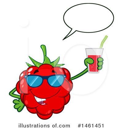 Royalty-Free (RF) Raspberry Clipart Illustration by Hit Toon - Stock Sample #1461451
