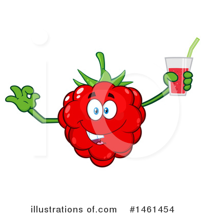 Royalty-Free (RF) Raspberry Clipart Illustration by Hit Toon - Stock Sample #1461454