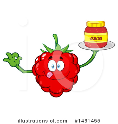 Royalty-Free (RF) Raspberry Clipart Illustration by Hit Toon - Stock Sample #1461455