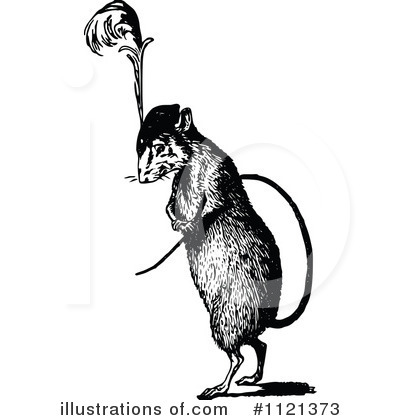 Royalty-Free (RF) Rat Clipart Illustration by Prawny Vintage - Stock Sample #1121373