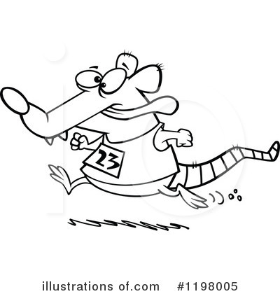 Royalty-Free (RF) Rat Clipart Illustration by toonaday - Stock Sample #1198005