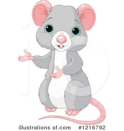 Royalty-Free (RF) Rat Clipart Illustration by Pushkin - Stock Sample #1216792