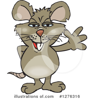 Royalty-Free (RF) Rat Clipart Illustration by Dennis Holmes Designs - Stock Sample #1276316